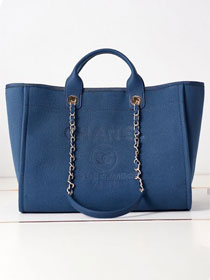 CC original mixed fibers large shopping bag A66941 dark blue