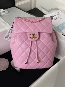 CC original grained calfskin backpack AS4058 pink