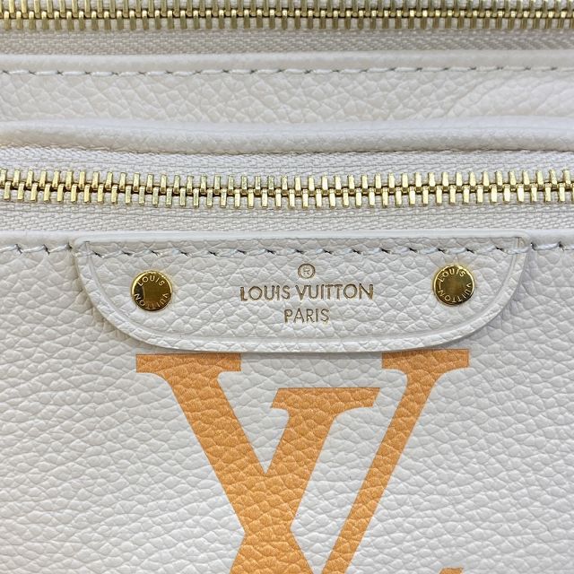 Louis vuitton original calfskin mini bumbag M82208 white