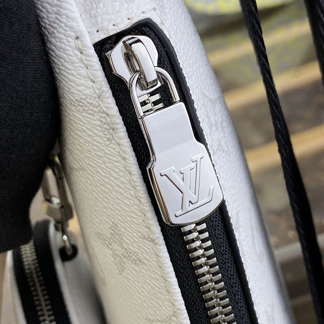 Louis vuitton original monogram canvas duo slingbag M30945 white