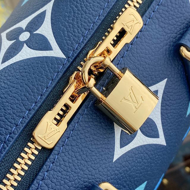 2023 Louis vuitton original calfskin speedy 20 M46517 blue