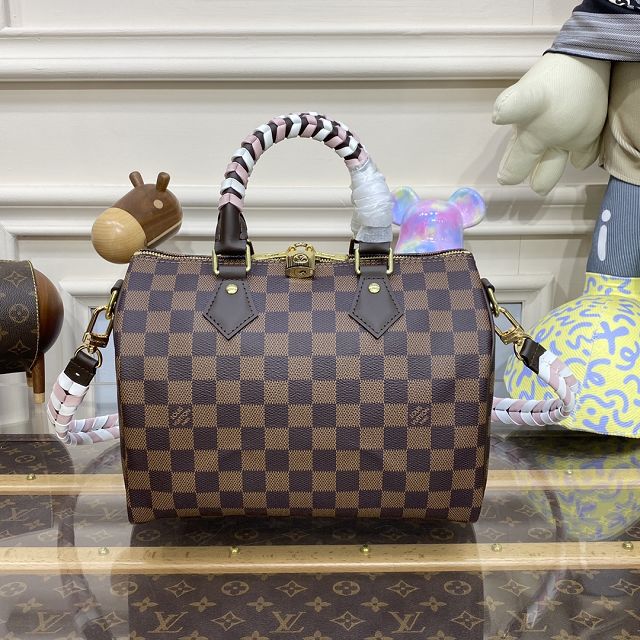 Louis vuitton original damier ebene speedy 25 N40450 