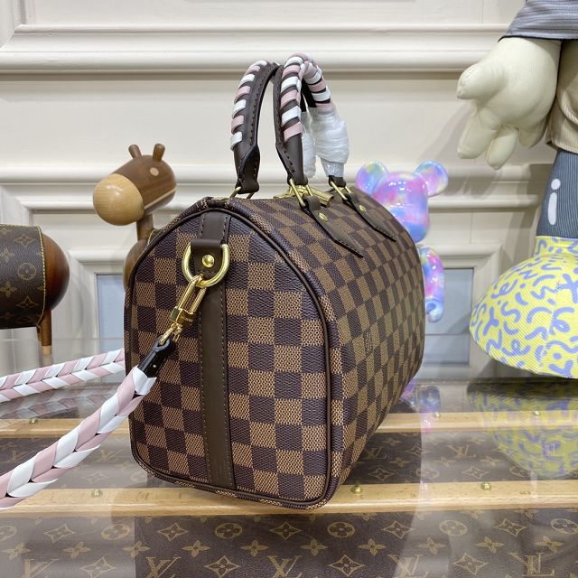 Louis vuitton original damier ebene speedy 25 N40450 