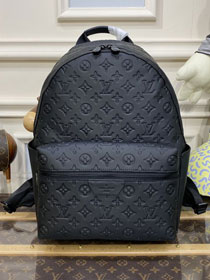 Louis vuitton original calfskin discovery backpack M46553 black