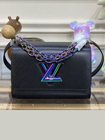 Louis vuitton original epi leather twist pm M22028 black