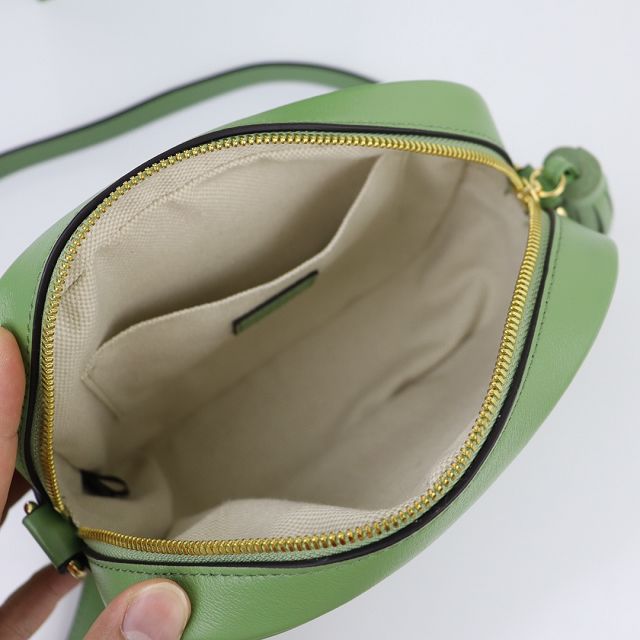 2023 GG original calfskin blondie small shoulder bag 742360 green