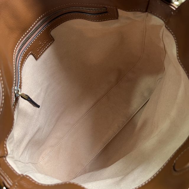 2023 GG original calfskin medium diana shoulder bag 746124 brown