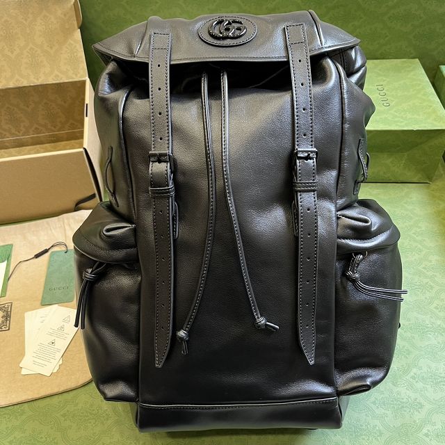 GG original calfskin backpack 725657 black