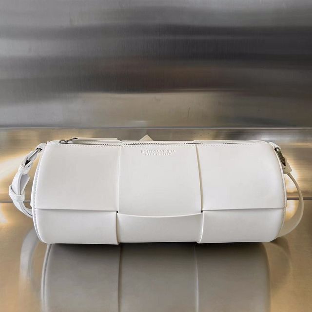 BV original calfskin canette bag 741562 white