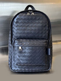 BV original calfskin intrecciato backpack 730728  black
