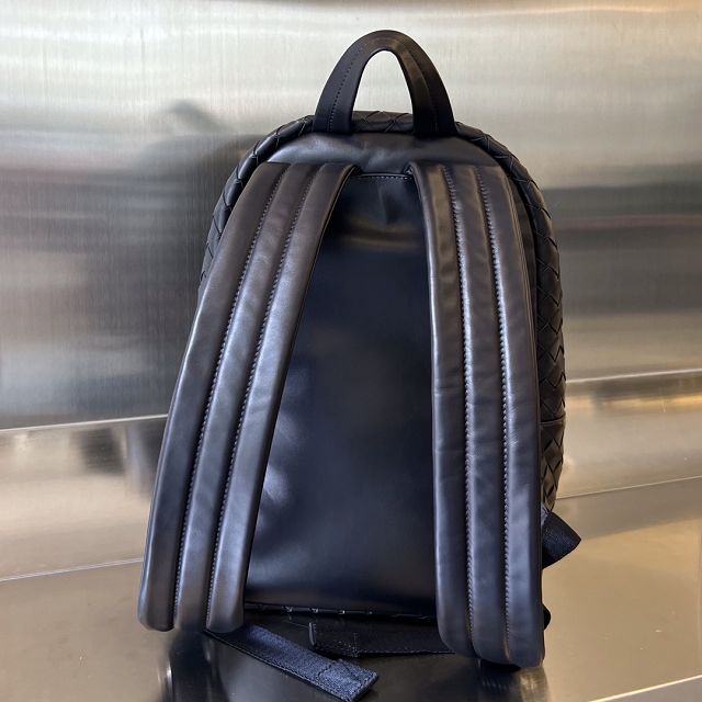 BV original calfskin intrecciato backpack 730728  black