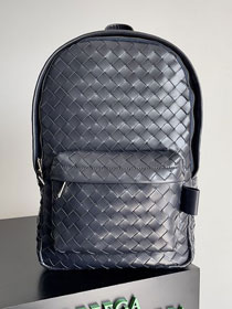 BV original calfskin intrecciato backpack 730728 dark blue