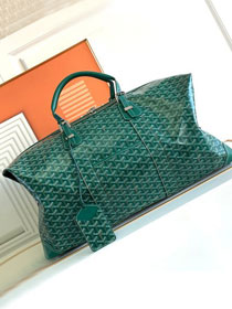 Goyard original canvas&calfskin boeing travel 55 bag GY0031 green