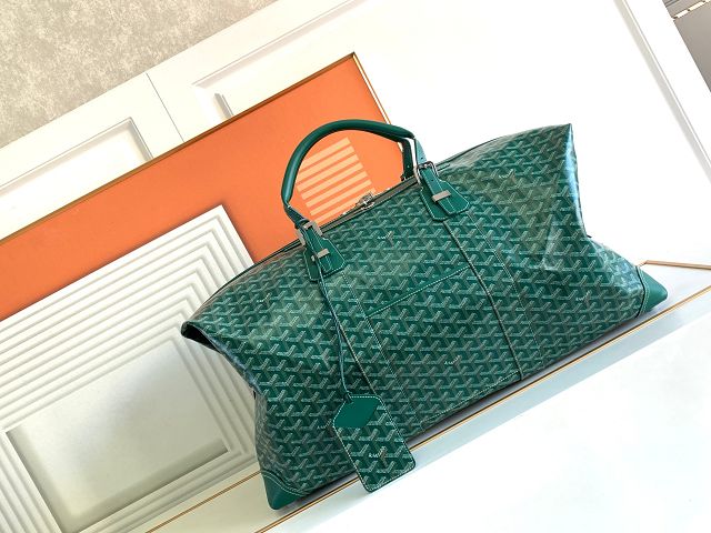 Goyard original canvas&calfskin boeing travel 55 bag GY0031 green