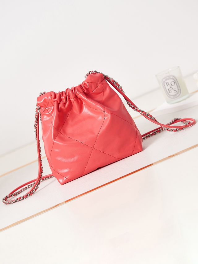 2023 CC original calfskin 22 mini handbag AS3980 red