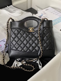 2023 CC original calfskin 31 mini shopping bag AS1010 black