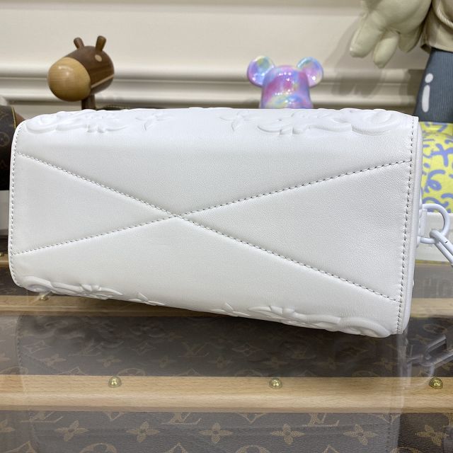 Louis vuitton original calfskin city keepall M21835 white