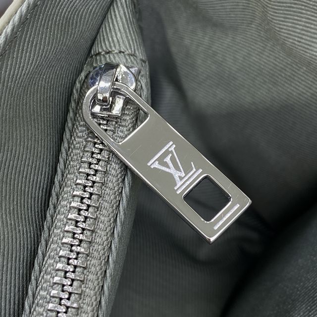 Louis vuitton original calfskin fastline wearable wallet M82085 light grey