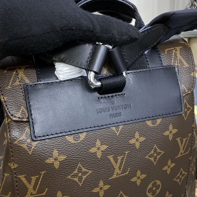 Louis vuitton original monogram canvas christopher backpack pm M46331 black