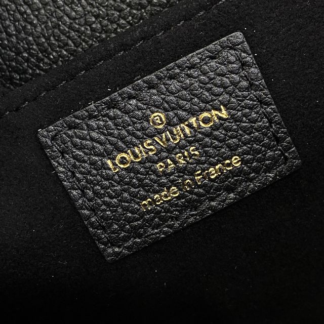 2023 Louis vuitton original calfskin pochette metis east west handbag M46596 black