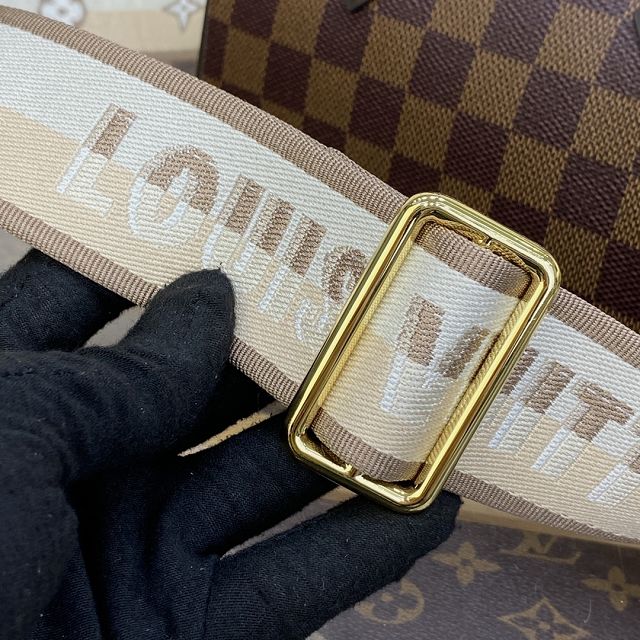 Louis vuitton original damier ebene speedy 20 M40489 coffee