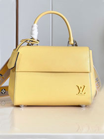 Louis vuitton original epi leather cluny BB handbag M59134 yellow