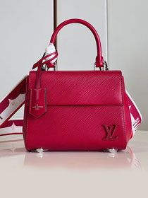 Louis vuitton original epi leather cluny mini handbag M58928 bordeaux