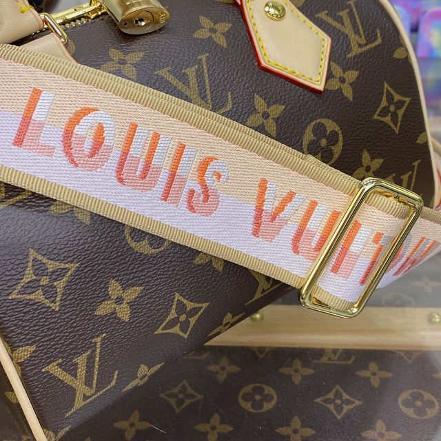 Louis vuitton original monogram canvas speedy 20 M46594 white