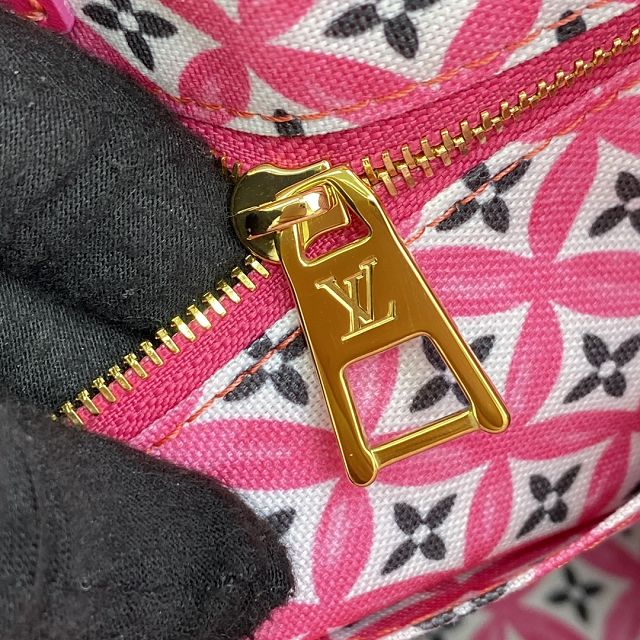 2023 Louis vuitton original monogram canvas onthego MM M22975 pink