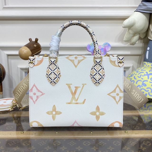 2023 Louis vuitton original monogram canvas onthego PM M22976 beige