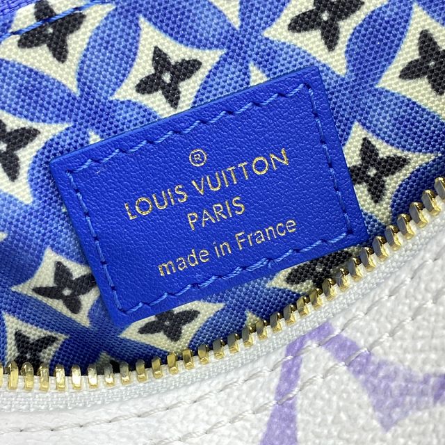 2023 Louis vuitton original monogram canvas speedy 25 M23073 blue