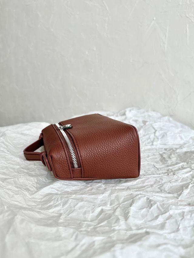 Loro Piana original calfskin extra pocket pouch L19 FAN4045 brick red