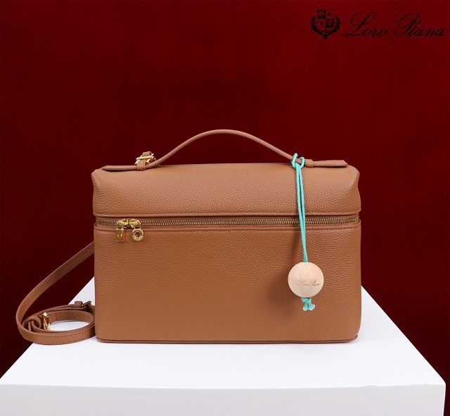 Loro Piana original calfskin extra pocket pouch L27 FAI8511 brown