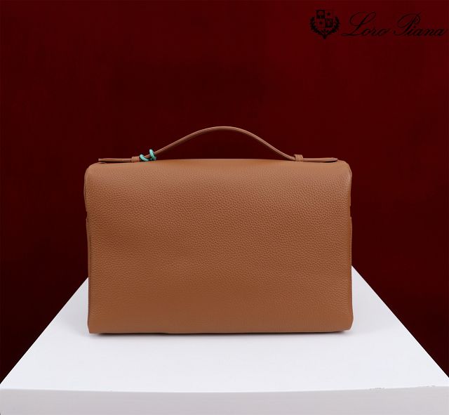 Loro Piana original calfskin extra pocket pouch L27 FAI8511 brown