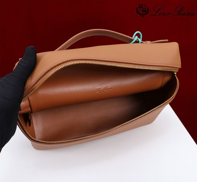 Loro Piana original calfskin extra pocket pouch L27 FAI8511 brown