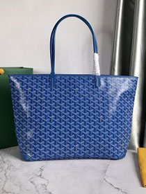 Goyard original canvas artois MM bag GY0034 blue