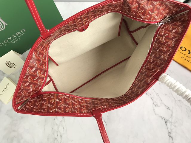 Goyard original canvas artois MM bag GY0034 red