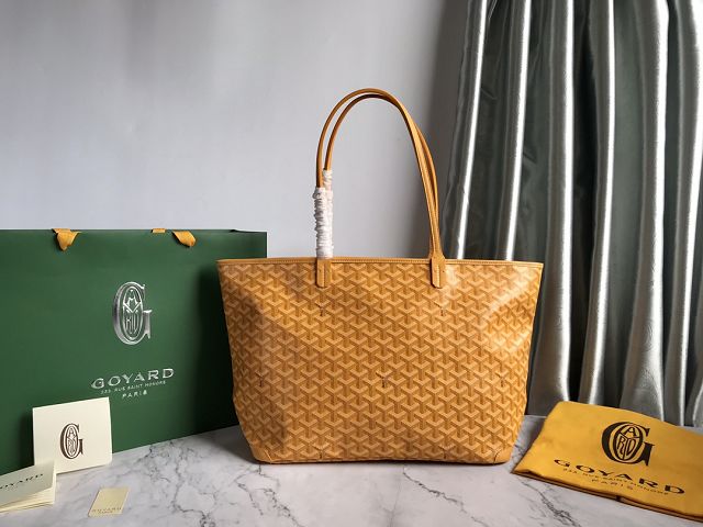 Goyard original canvas artois MM bag GY0034 yellow