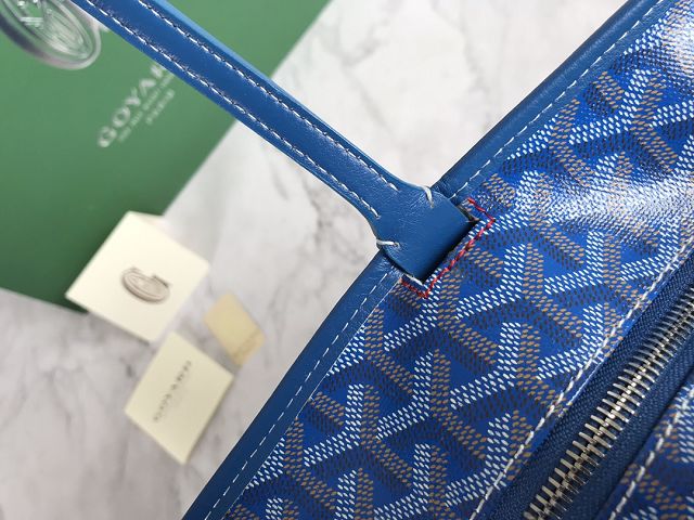 Goyard original canvas artois PM bag GY0002 blue