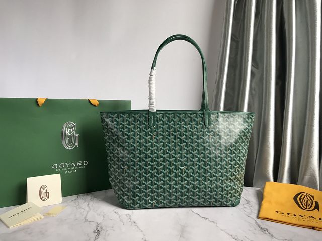 Goyard original canvas artois PM bag GY0002 green