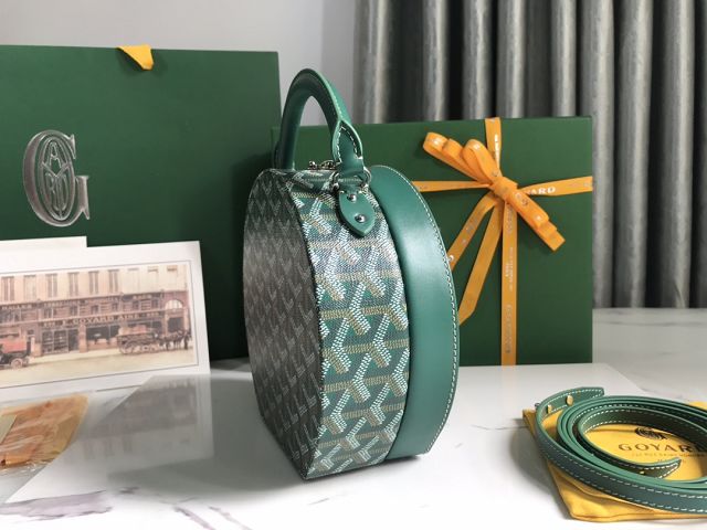 Goyard original canvas alto hatbox bag GY0037 green