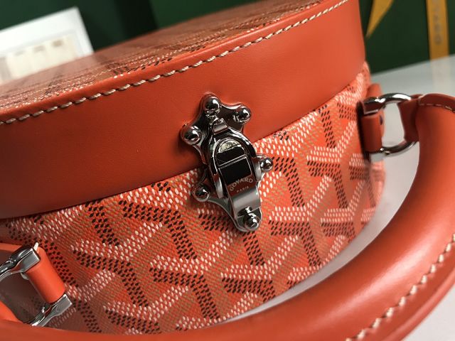 Goyard original canvas alto hatbox bag GY0037 orange