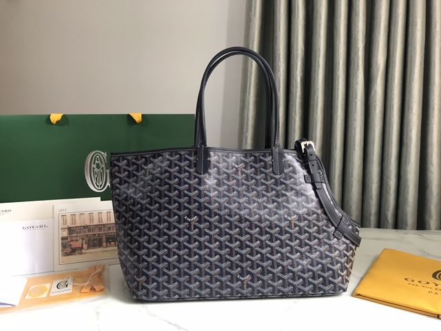 Goyard original canvas chien gris pet carrier bag GY0037 navy blue