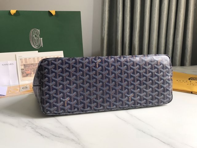 Goyard original canvas chien gris pet carrier bag GY0037 navy blue