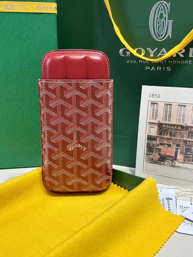 Goyard original canvas cigar case GY0050