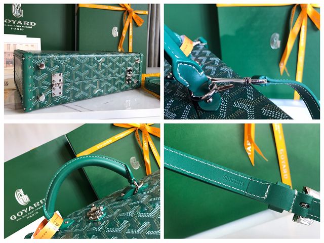 Goyard original canvas grand hotel trunk bag GY0036 green