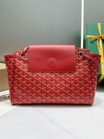 Goyard original canvas rouette shoulder bag GY0004 red