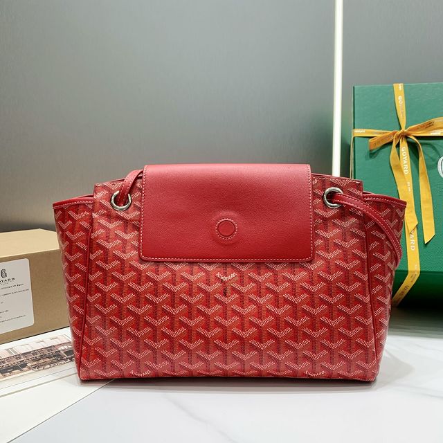 Goyard original canvas rouette shoulder bag GY0004 red