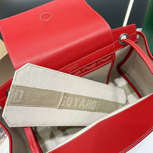 Goyard original canvas rouette shoulder bag GY0004 red