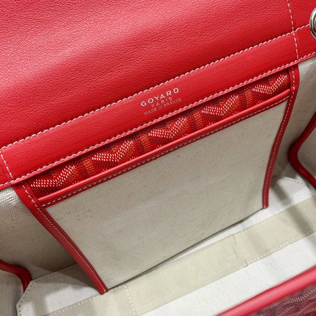Goyard original canvas rouette shoulder bag GY0004 red